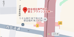 アヴァンス法務事務所地図